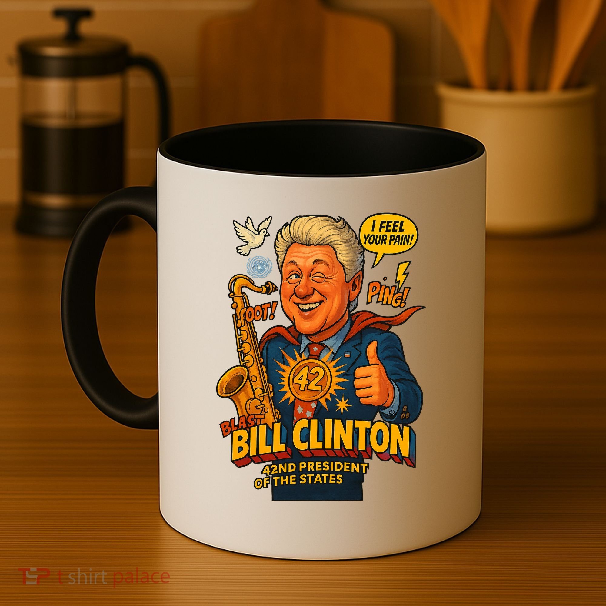 Bill Clinton The Presidential Chronicles Coffee Mug