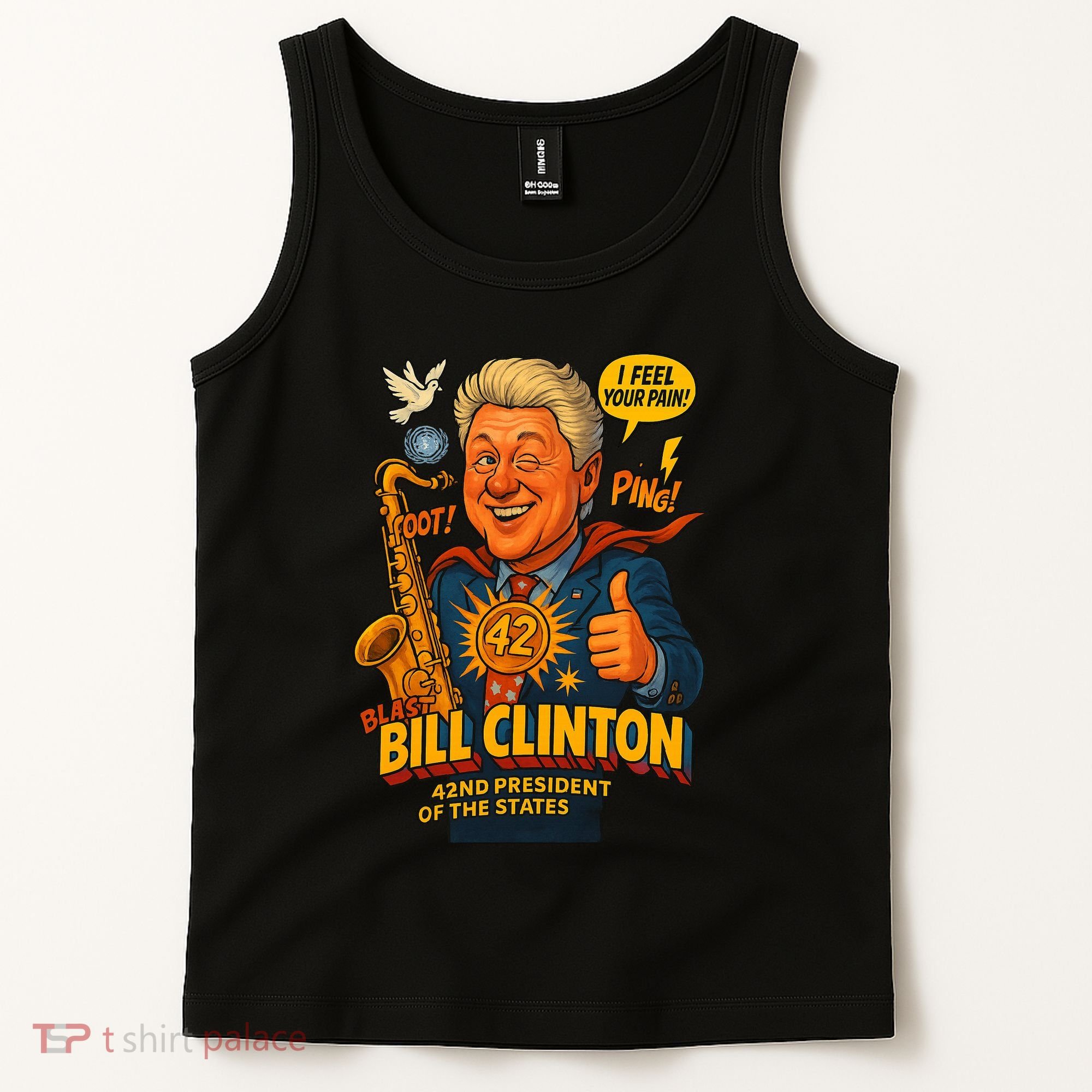 Bill Clinton The Presidential Chronicles Tank Top