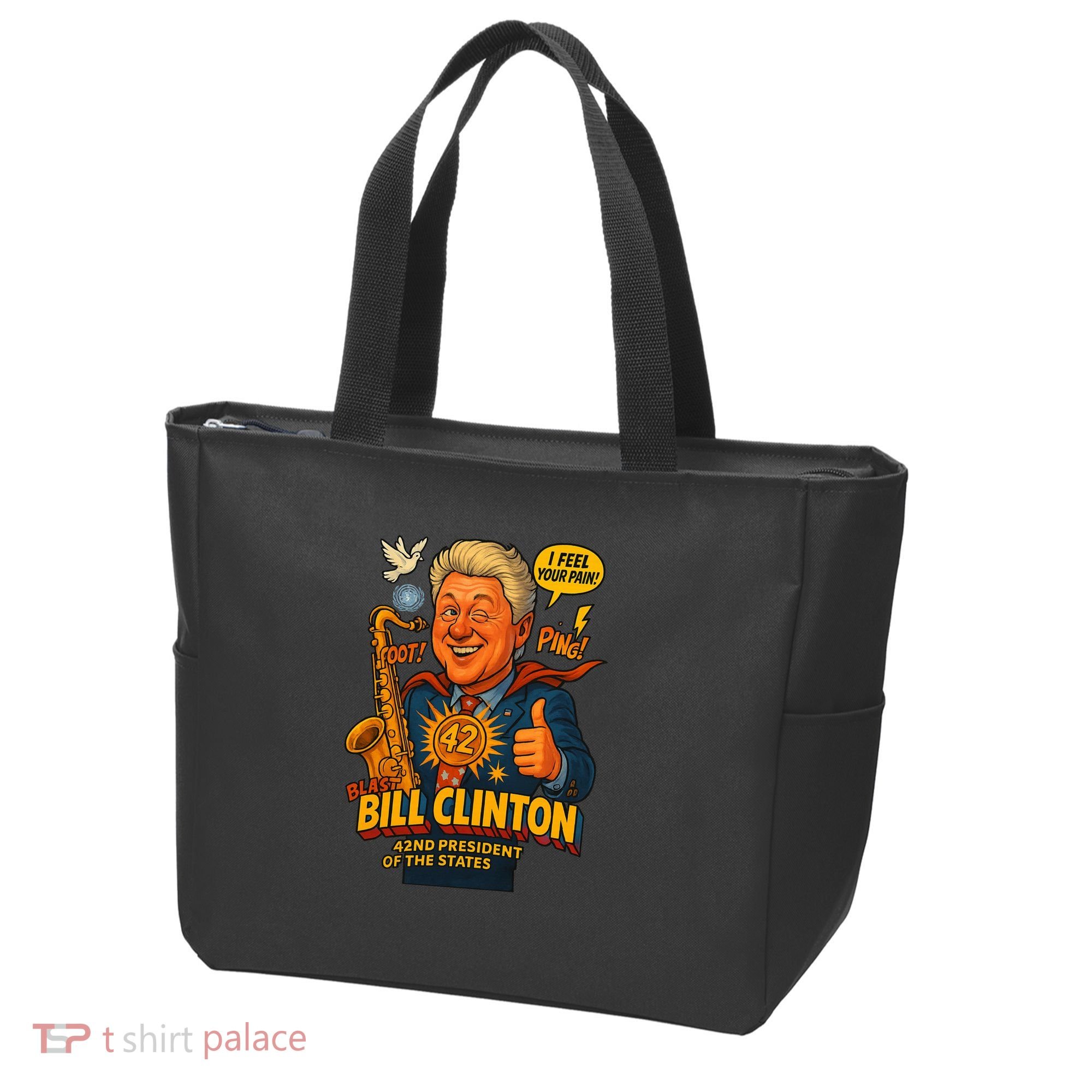 Bill Clinton The Presidential Chronicles Tote Bag