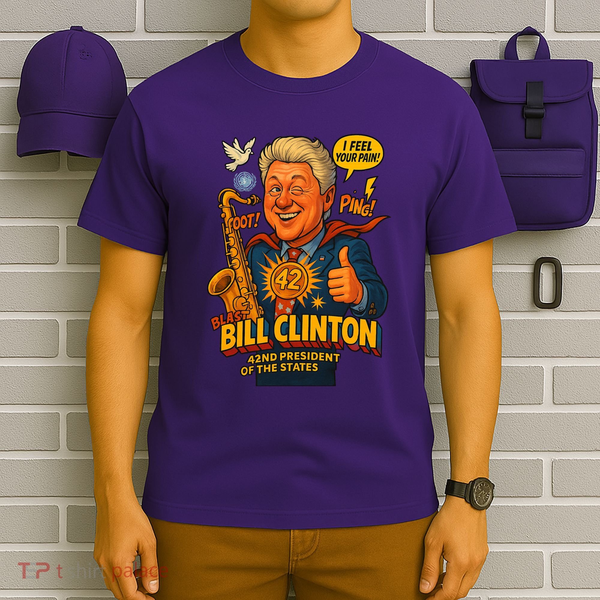 Bill Clinton The Presidential Chronicles T-Shirt