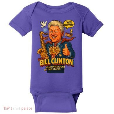 Bill Clinton The Presidential Chronicles Baby Bodysuit