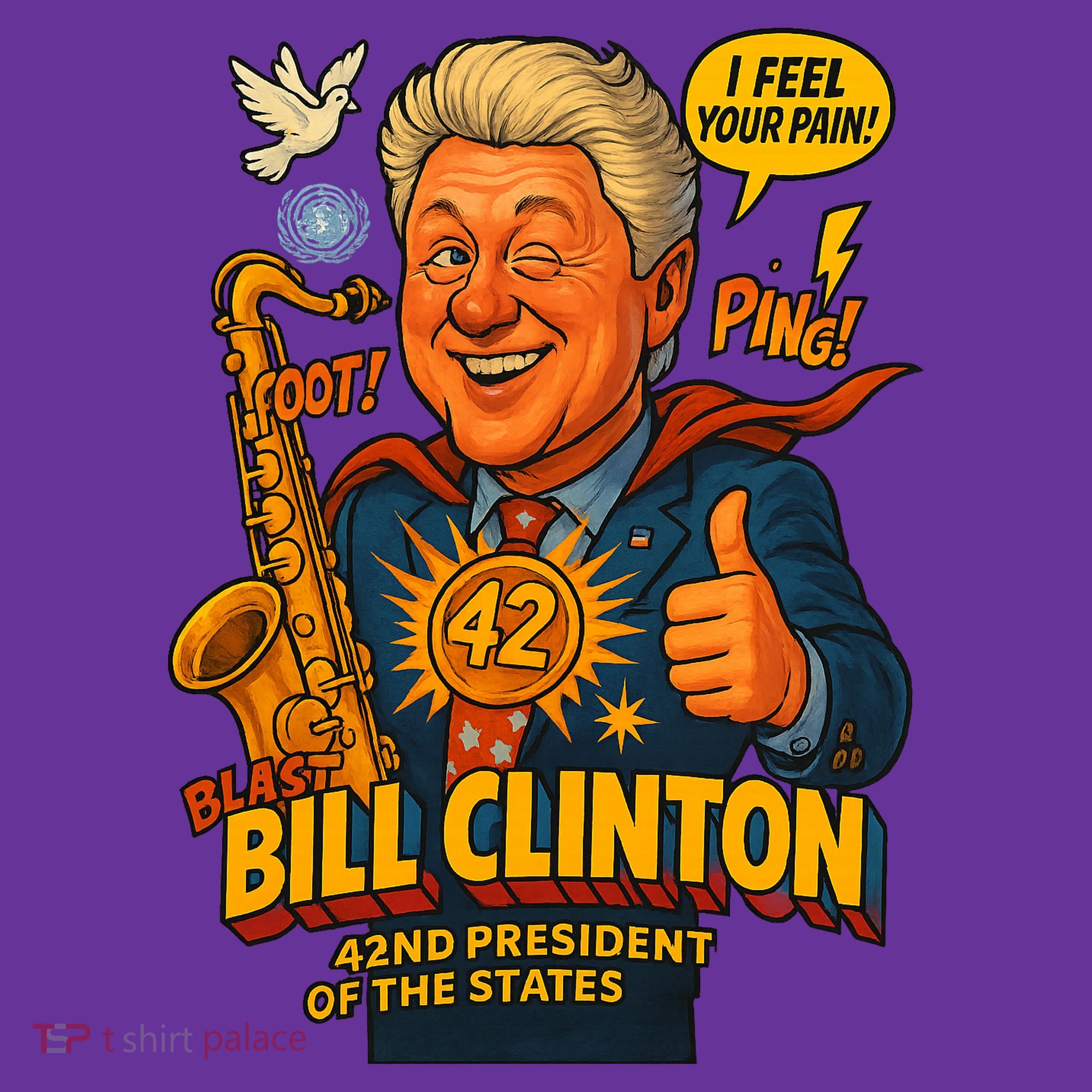 Bill Clinton The Presidential Chronicles Baby Bodysuit