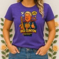 Bill Clinton The Presidential Chronicles Women's T-Shirt thumb 2