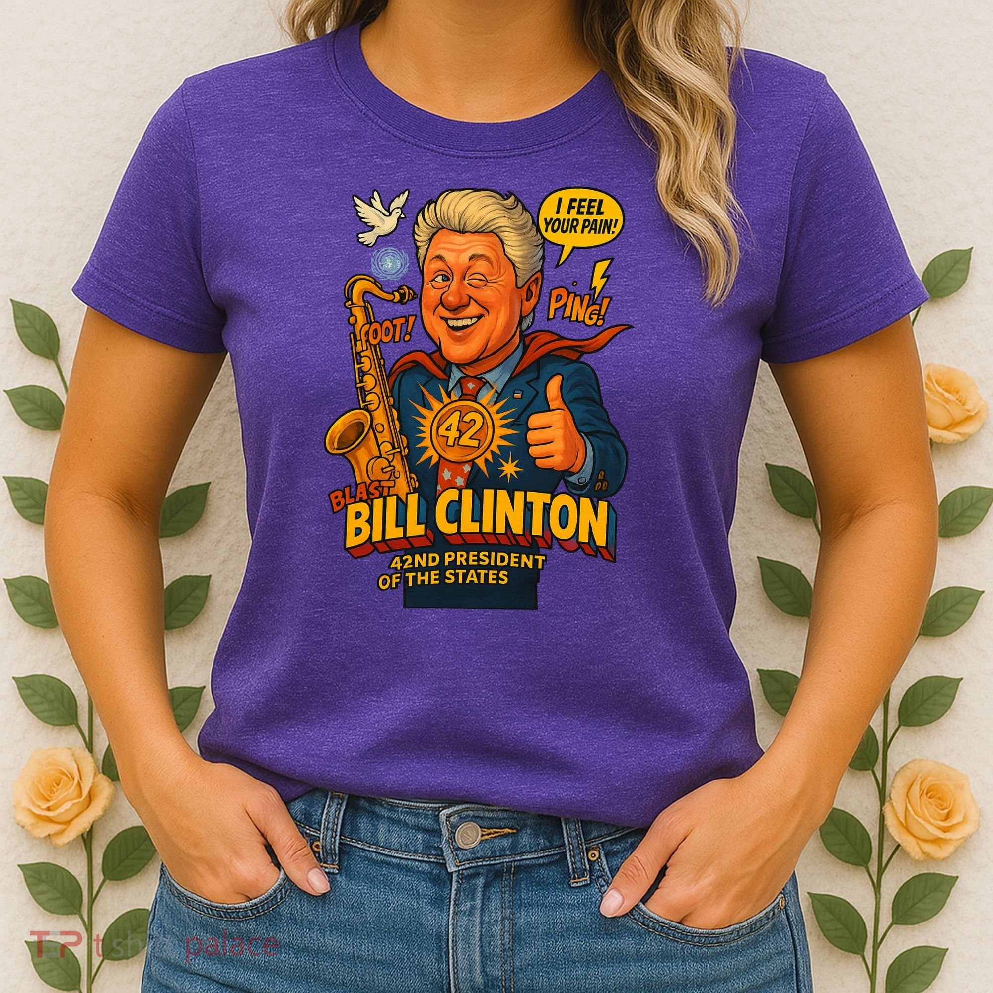 Bill Clinton The Presidential Chronicles Women's T-Shirt