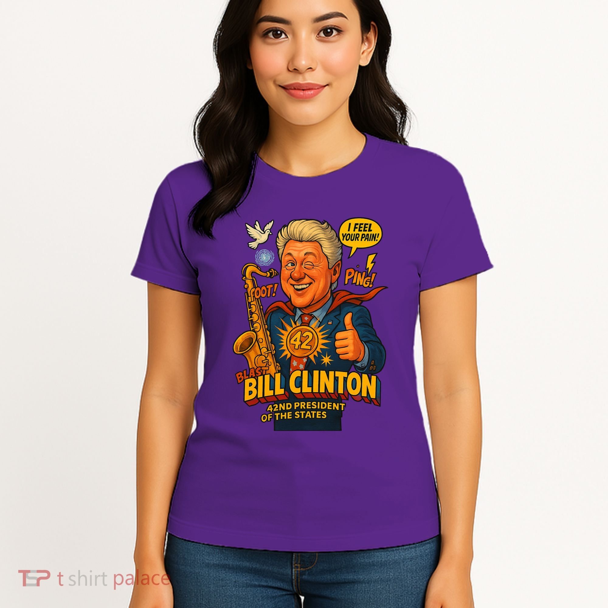 Bill Clinton The Presidential Chronicles Women's T-Shirt