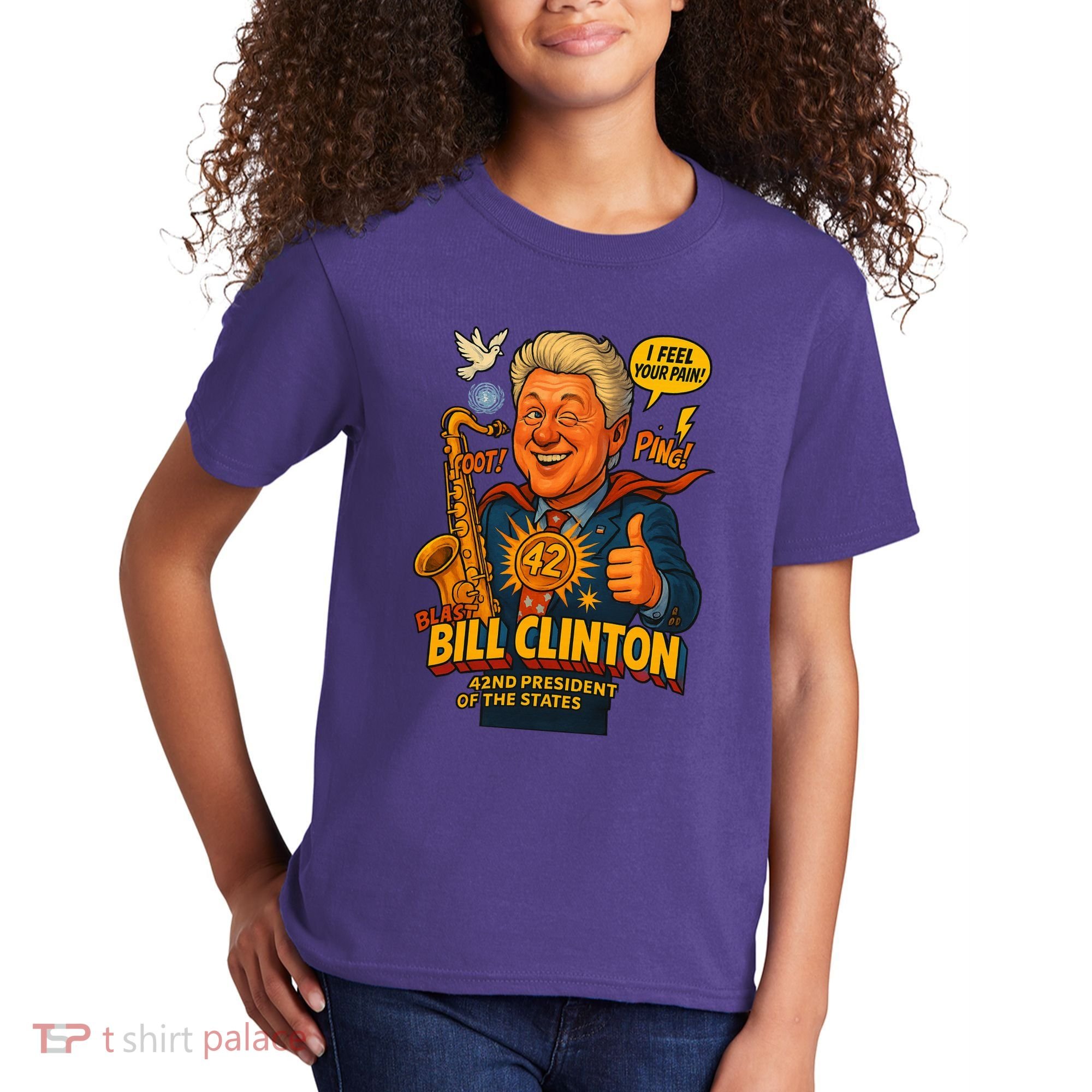 Bill Clinton The Presidential Chronicles Kids T-Shirt