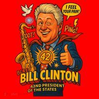 Bill Clinton The Presidential Chronicles Santa Hat thumb 1
