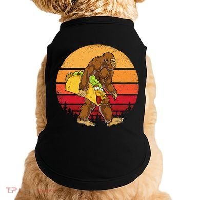 Bigfoot Carrying Taco Funny Cinco De Mayo Sasquatch Gift Doggie Tank