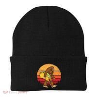 Bigfoot Carrying Taco Funny Cinco De Mayo Sasquatch Gift Beanie thumb 0