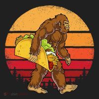 Bigfoot Carrying Taco Funny Cinco De Mayo Sasquatch Gift Beanie thumb 2