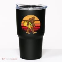 Bigfoot Carrying Taco Funny Cinco De Mayo Sasquatch Gift Tumbler thumb 0
