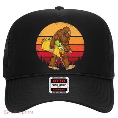 Bigfoot Carrying Taco Funny Cinco De Mayo Sasquatch Gift Hat