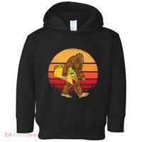 Bigfoot Carrying Taco Funny Cinco De Mayo Sasquatch Gift Toddler Hoodie thumb 0