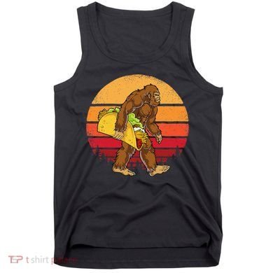 Bigfoot Carrying Taco Funny Cinco De Mayo Sasquatch Gift Tank Top