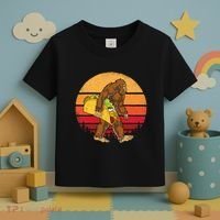 Bigfoot Carrying Taco Funny Cinco De Mayo Sasquatch Gift Toddler T-Shirt thumb 3