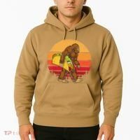 Bigfoot Carrying Taco Funny Cinco De Mayo Sasquatch Gift Hoodie thumb 2