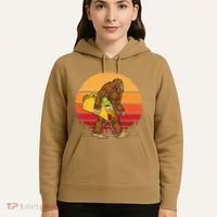 Bigfoot Carrying Taco Funny Cinco De Mayo Sasquatch Gift Hoodie thumb 5