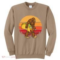 Bigfoot Carrying Taco Funny Cinco De Mayo Sasquatch Gift Sweatshirt thumb 0