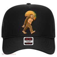 Bigfoot Carrying Taco Funny Cinco De Mayo Sasquatch Love Hat thumb 0