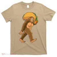 Bigfoot Carrying Taco Funny Cinco De Mayo Sasquatch Love T-Shirt thumb 0