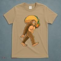 Bigfoot Carrying Taco Funny Cinco De Mayo Sasquatch Love T-Shirt thumb 5