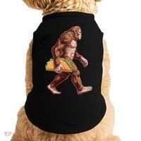 Bigfoot Carrying Taco Funny Cinco De Mayo Sasquatch Doggie Tank thumb 0