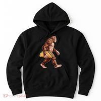 Bigfoot Carrying Taco Funny Cinco De Mayo Sasquatch Hoodie thumb 0