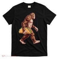 Bigfoot Carrying Taco Funny Cinco De Mayo Sasquatch T-Shirt thumb 0