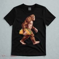 Bigfoot Carrying Taco Funny Cinco De Mayo Sasquatch T-Shirt thumb 5