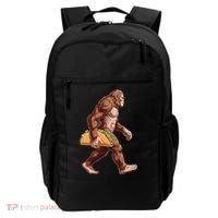 Bigfoot Carrying Taco Funny Cinco De Mayo Sasquatch Backpack thumb 0