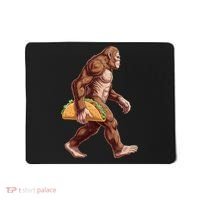 Bigfoot Carrying Taco Funny Cinco De Mayo Sasquatch Mousepad thumb 0