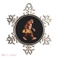 Bigfoot Carrying Taco Funny Cinco De Mayo Sasquatch Ornament thumb 0