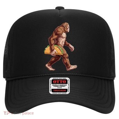 Bigfoot Carrying Taco Funny Cinco De Mayo Sasquatch Hat