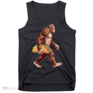 Bigfoot Carrying Taco Funny Cinco De Mayo Sasquatch Tank Top