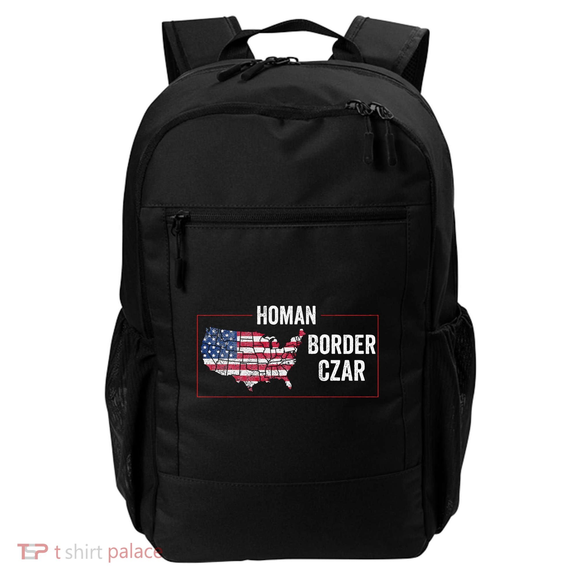 Border Czar Tom Homan Trump President Elect Maga Support Backpack