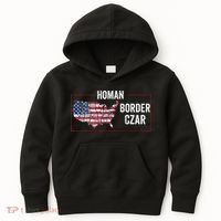 Border Czar Tom Homan Trump President Elect Maga Support Kids Hoodie thumb 0