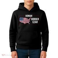 Border Czar Tom Homan Trump President Elect Maga Support Kids Hoodie thumb 4