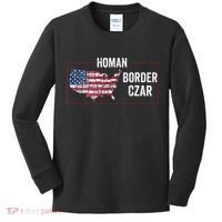Border Czar Tom Homan Trump President Elect Maga Support Kids Long Sleeve Shirt thumb 0