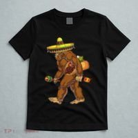 Bigfoot Carrying Taco El Squatcho Beer Pacho Sombrero Lover T-Shirt thumb 5