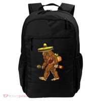 Bigfoot Carrying Taco El Squatcho Beer Pacho Sombrero Lover Backpack thumb 0