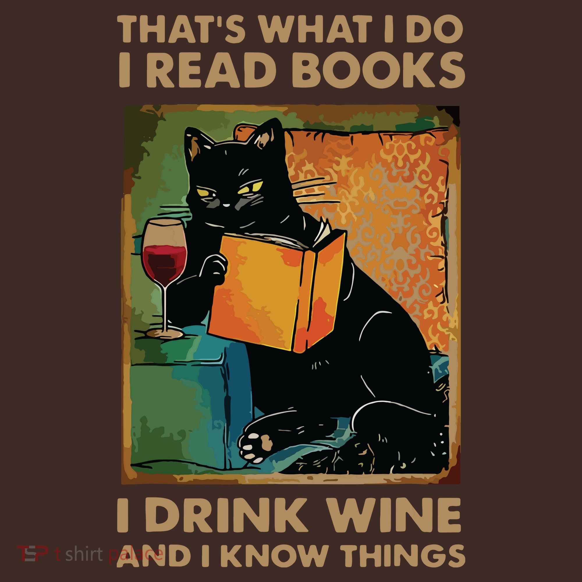 Black Cat Thats What I Do I Read Books I Drink Wine Beanie