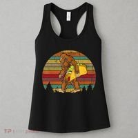 Bigfoot Carrying Taco Funny Cinco De Mayo Boy Men Sasquatch Women's Tank Top thumb 3