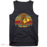Bigfoot Carrying Taco Funny Cinco De Mayo Boy Men Sasquatch Tank Top thumb 0