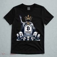 Bitcoin Crypto the new king Funny Vintage Banking System  T-Shirt thumb 5