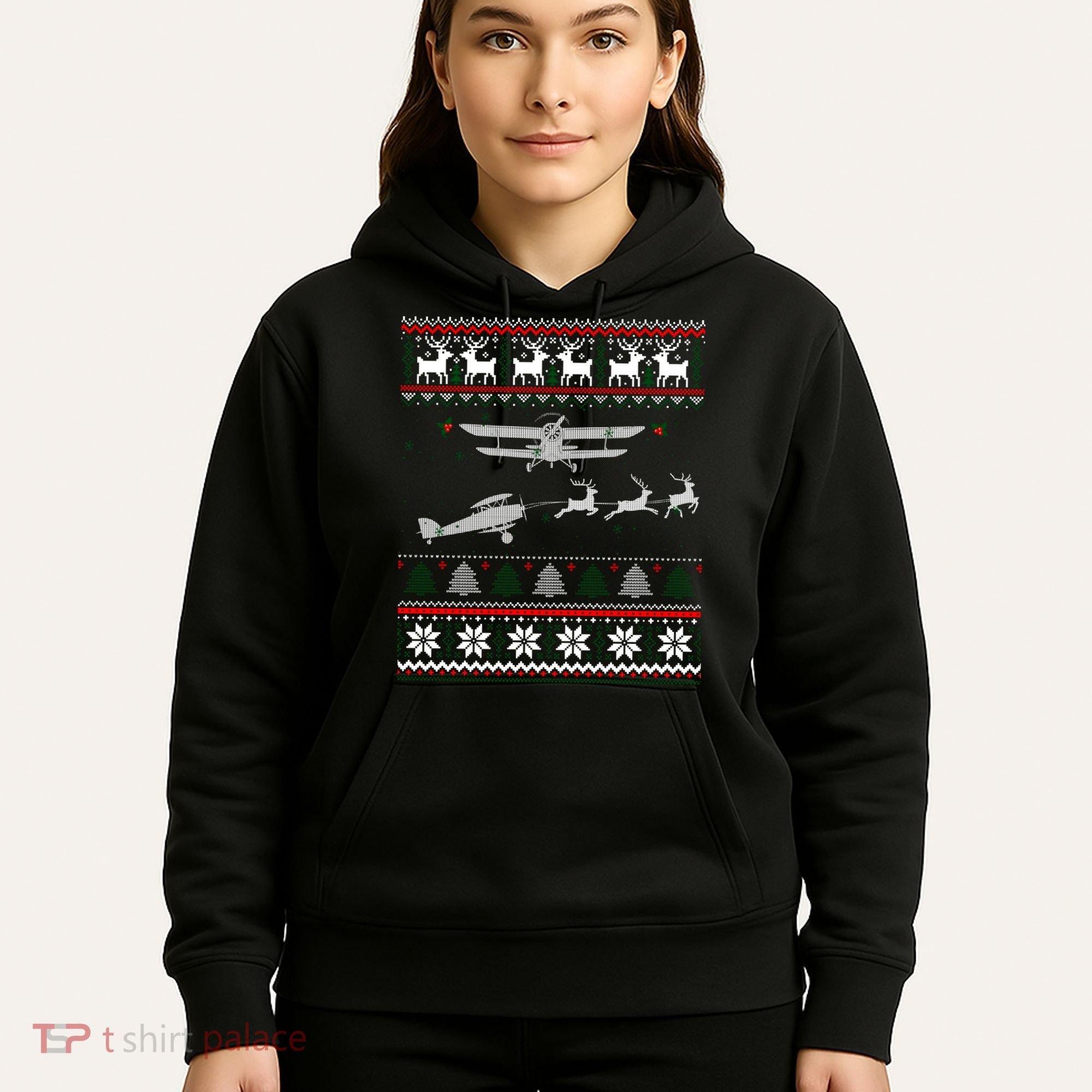 Best Christmas Thanksgiving Gift Pilots Aviation Ugly Hoodie