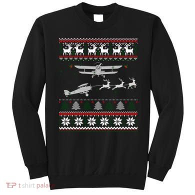 Best Christmas Thanksgiving Gift Pilots Aviation Ugly Sweatshirt