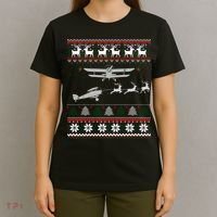 Best Christmas Thanksgiving Gift Pilots Aviation Ugly T-Shirt thumb 4