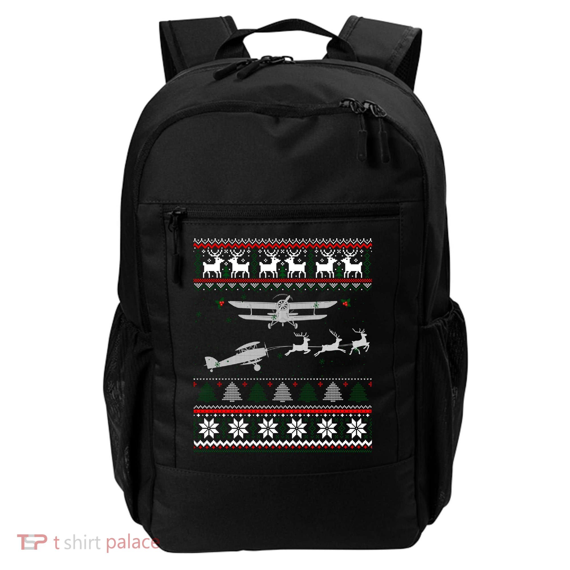 Best Christmas Thanksgiving Gift Pilots Aviation Ugly Backpack