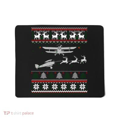 Best Christmas Thanksgiving Gift Pilots Aviation Ugly Mousepad