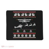 Best Christmas Thanksgiving Gift Pilots Aviation Ugly Mousepad thumb 0